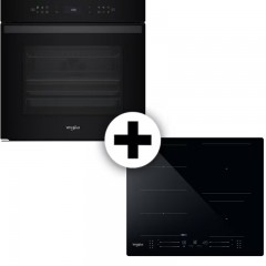 Whirlpool WOI68PT1SBA & WFS3660CPNE 73 Lt Μαύρο Εντοιχιζόμενος Σετ Φούρνος και Εστία